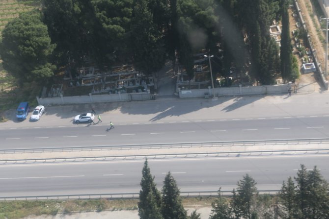Bayram Öncesi Manisa’da Helikopterli Trafik Denetimi