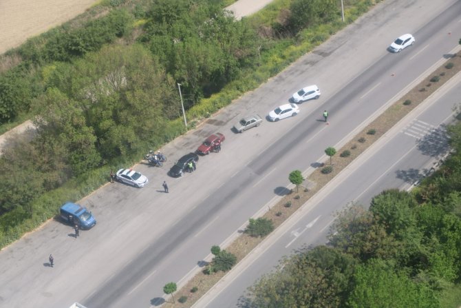 Bayram Öncesi Manisa’da Helikopterli Trafik Denetimi
