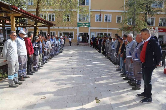 Çameli’nde Başkan Arslan Personeliyle Bayramlaştı