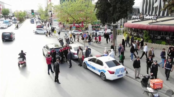 Sultanbeyli’de Bayram Öncesi Dronlu Trafik Denetimi