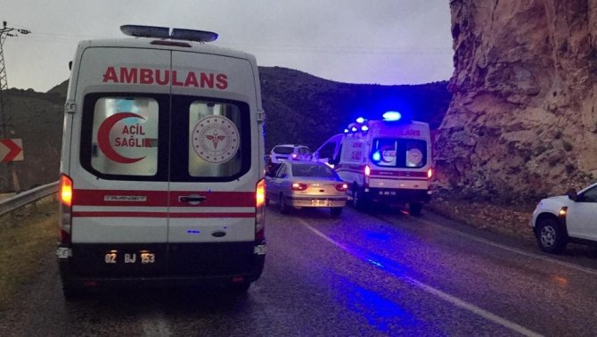 Minibüs İle Çekici Çarpıştı