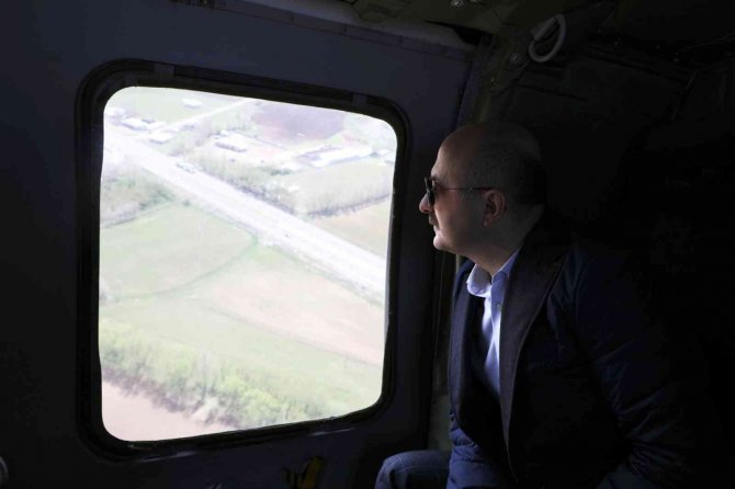 Ağrı’da Bayram Öncesi Havadan Trafik Denetimi Yapıldı