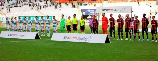 Spor Toto Süper Lig: Konyaspor: 1 - Fatih Karagümrük: 0 (İ̇lk Yarı)