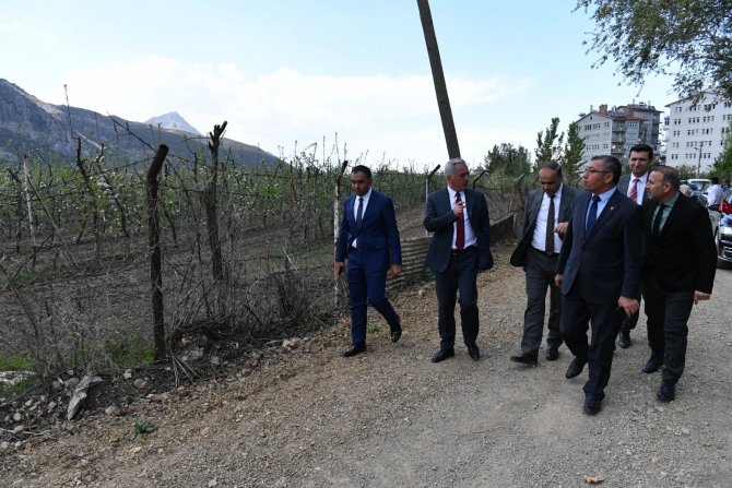 Vali Seymenoğlu, Eğirdir İlçesinde İncelemelerde Bulundu