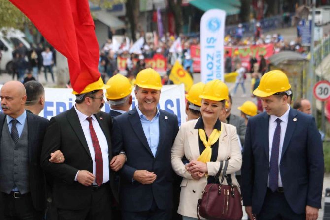 Tdp Genel Başkanı Sarıgül, Zonguldak’ta 1 Mayıs Kutlamalarına Katıldı