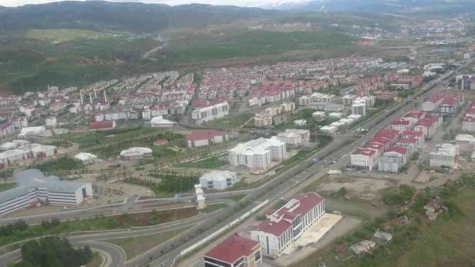 Bingöl’de Bayramda Helikopter Destekli Trafik Denetimi