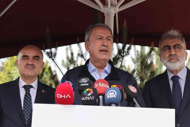 Bakan Akar: “Irak Ve Suriye’nin Kuzeyinde Tek Amacımız Var O Da Teröristle Mücadele Etmek”