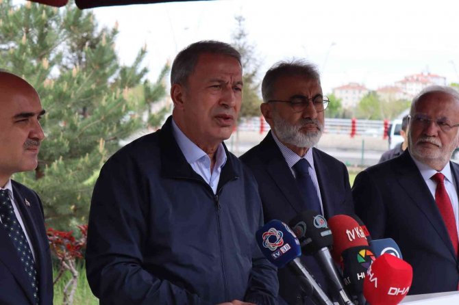 Bakan Akar: “Irak Ve Suriye’nin Kuzeyinde Tek Amacımız Var O Da Teröristle Mücadele Etmek”