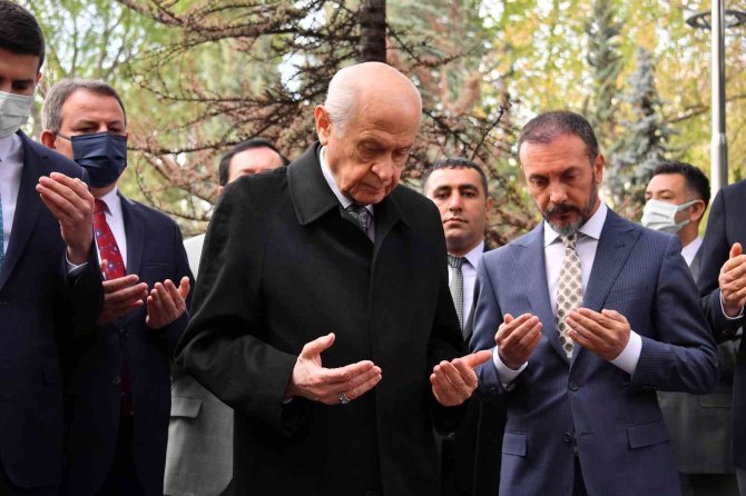 Mhp Genel Başkanı Bahçeli Alparslan Türkeş’in Anıt Mezarını Ziyareti Sonrası Açıklamalar