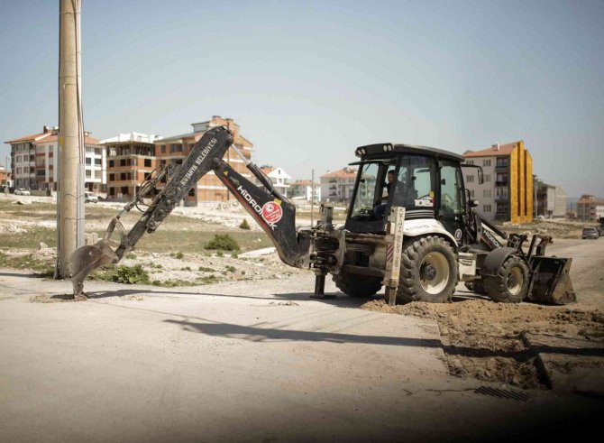 Kütahya’da Alt Yapı Yenileme Çalışmaları