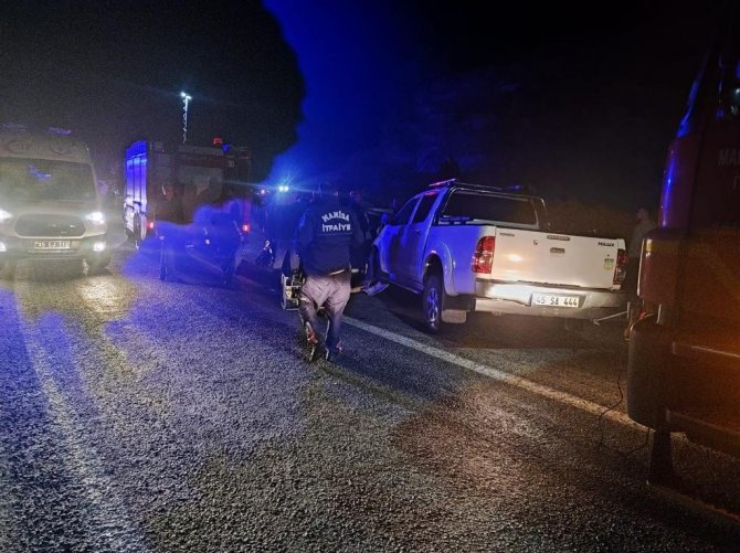 Manisa’da Trafik Kazası: 2’si Çocuk 5 Yaralı