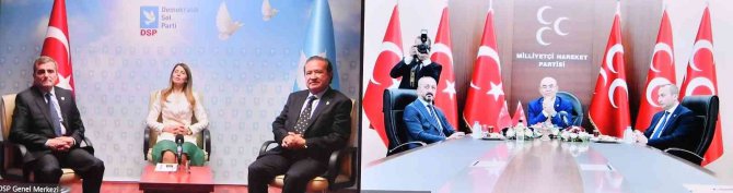 Mhp, Siyasi Partiler İle Video Konferans Aracılığıyla Bayramlaştı
