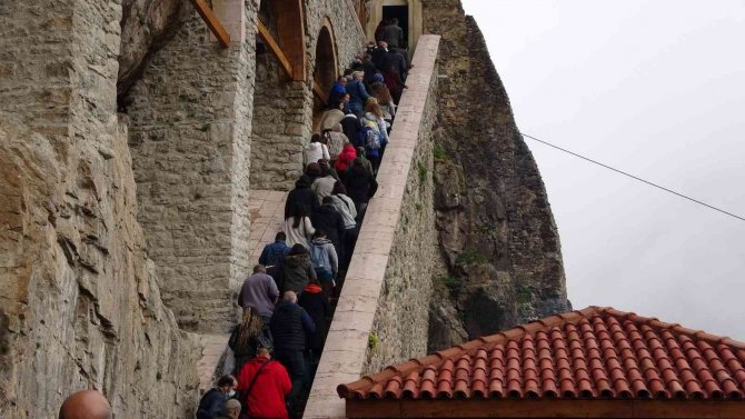 Sümela’ya Bayramda Ziyaretçi Akını