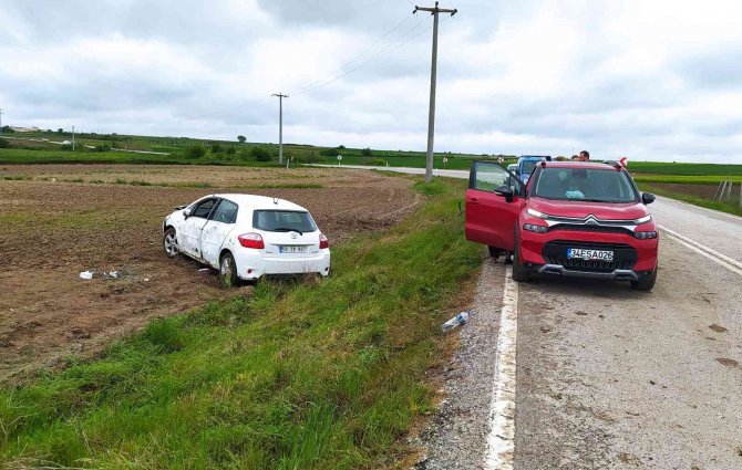 Tekirdağ’da Otomobil Takla Attı: 4 Yaralı