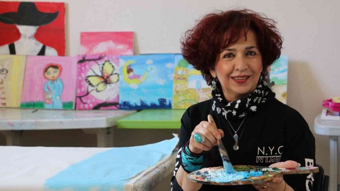 Hobi Olarak Başladığı Ressamlık Mesleği Oldu