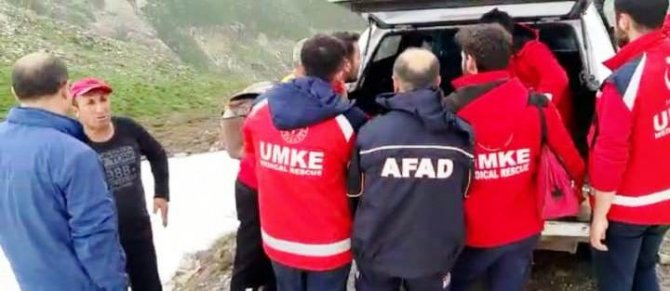 Yaylada Kalp Krizi Geçiren Vatandaşın İmdadına Afad Ve Umke Yetişti
