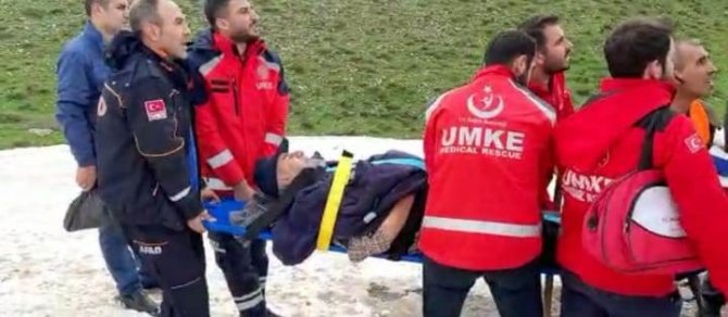 Yaylada Kalp Krizi Geçiren Vatandaşın İmdadına Afad Ve Umke Yetişti