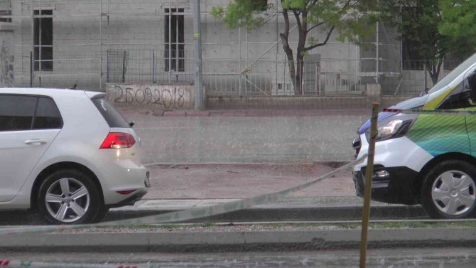 Kayseri’de Sağanak Yağış Etkili Oldu