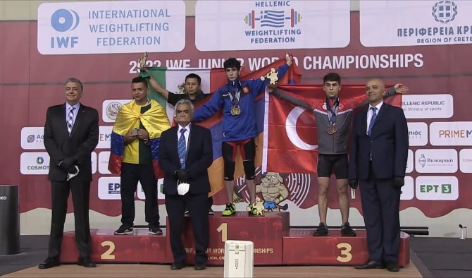 Ispartalı Halterci Dünya Üçüncüsü Oldu