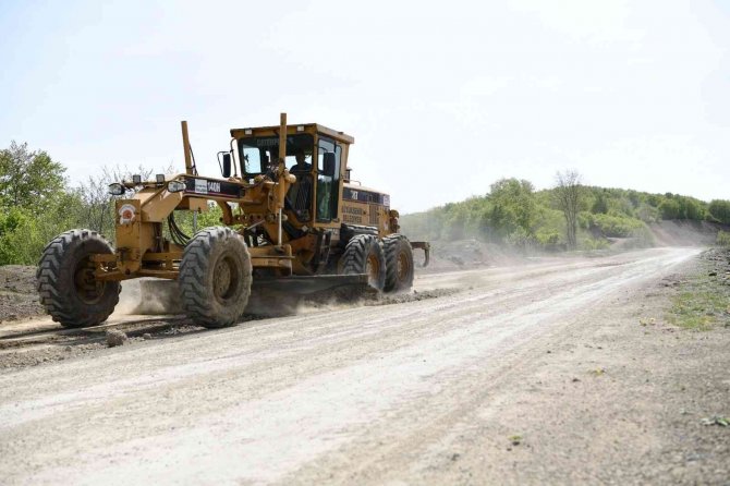 Ayvacık Kırsalında Yol Çalışması