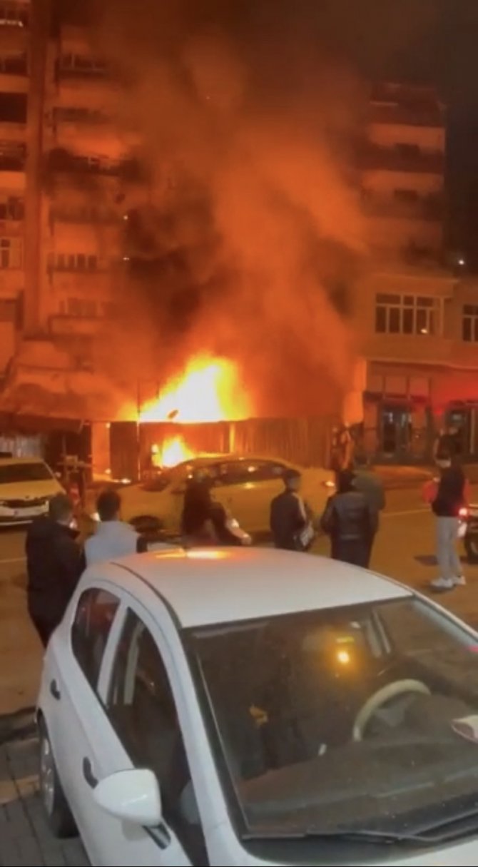Şişli’de Korkutan Yangın