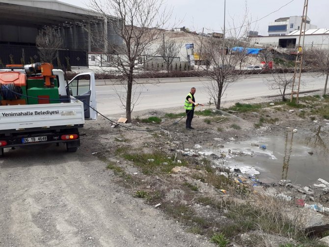 Yenimahalle’de Larva Mücadelesi