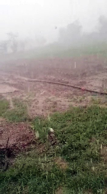 Yozgat’ta Dolu Yağışı Etkili Oldu