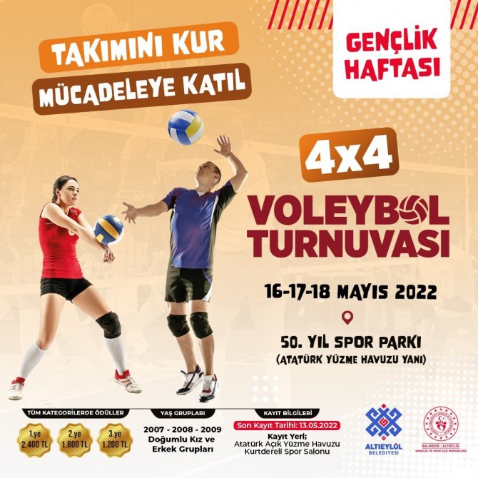 Altıeylül Spor Turnuvalarına Hazırlanıyor