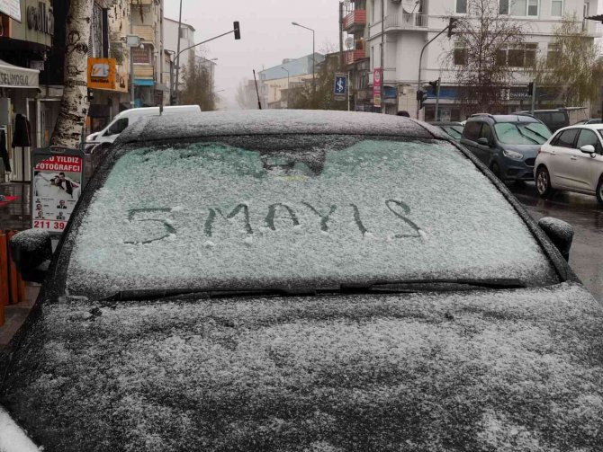 Ardahan’a Mayıs Ayında Kar Sürprizi