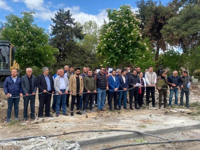 Burdur Belediyesinin Kestiği Yarım Asırlık Çam Ağaçları İçin Zincirli Eylem