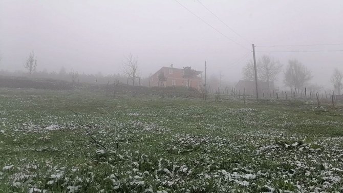 Giresun Yaylalarında Mayıs’ta Kar Sürprizi