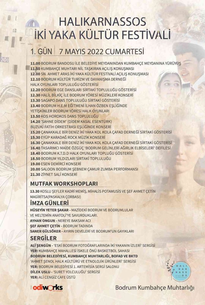 Halikarnassos İ̇ki Yaka Kültür Festivali Başlıyor