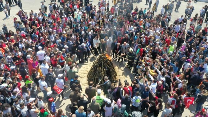 Hıdrellez Ateşi Keşan’da Yakıldı