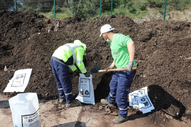 Toplanan Dal Ve Otlar Geri Dönüştürülüyor