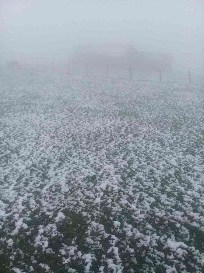 Ordu’da Mayıs Ayında Kar Yağışı