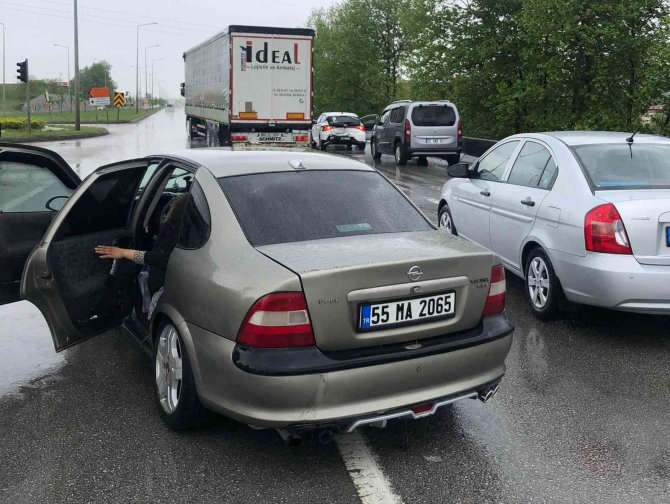 Samsun’da Trafik Kazası: 3 Yaralı