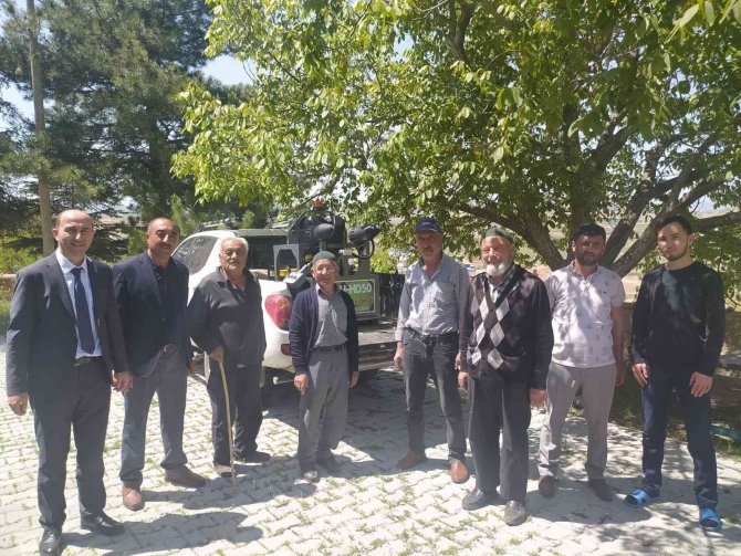 Kula Köyüne Modern İlaçlama Aracı