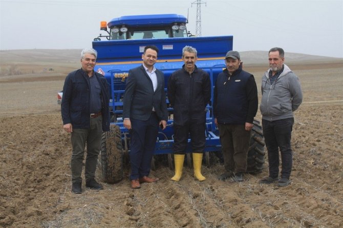 Yozgat’ta Toprak İşlemesiz Nohut Ekimi Yapıldı