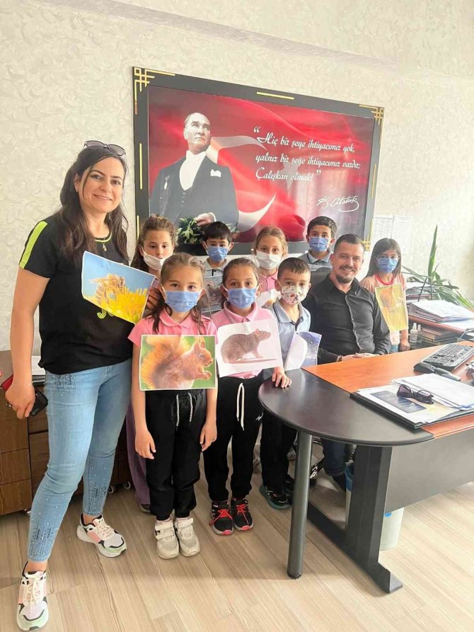 Minikler ‘Gerçek Doğa Koruyucuları’ Projesiyle Hayvanları Yakından Tanıdı