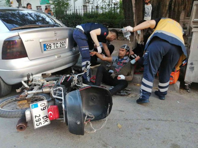 Motosiklet Sürücüsünü Yaralayan Kadın Sürücü Gözyaşlarını Tutamadı