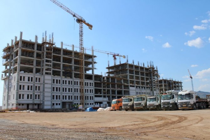 Dev Sağlık Kompleksinin Yüzde 39’u Tamamlandı