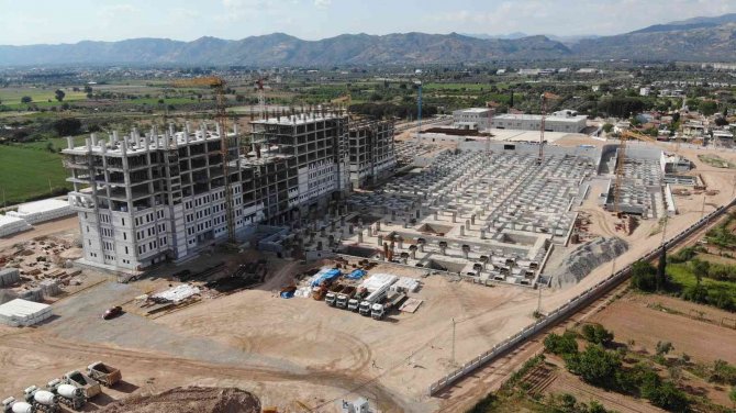 Dev Sağlık Kompleksinin Yüzde 39’u Tamamlandı