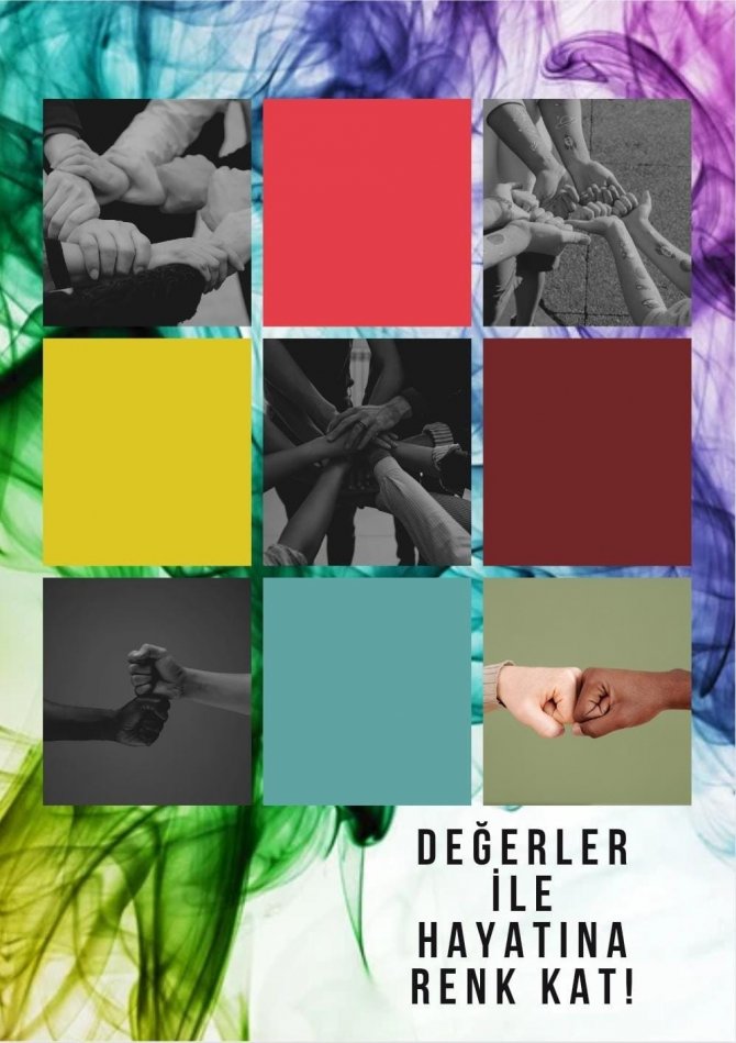 Değerlerle Hayatına Renk Kat Etwinning Projesi