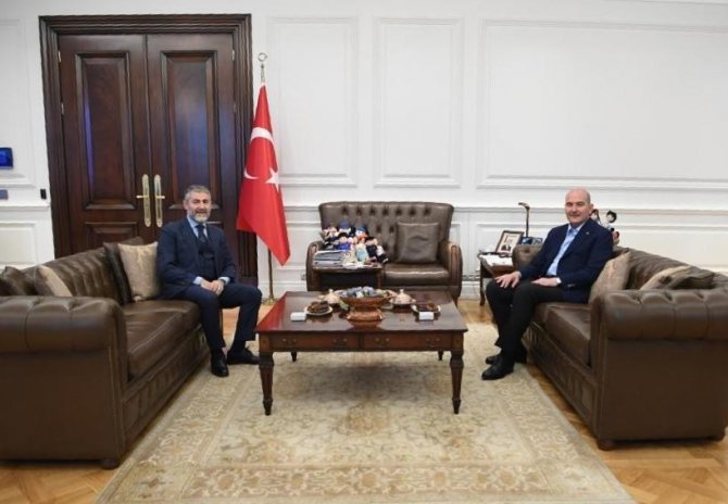 Bakan Nebati’den Bakan Soylu’ya Ziyaret