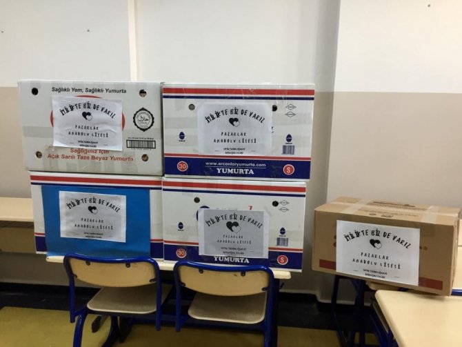 Kardeş Okula Kitap Yardımında Bulundular