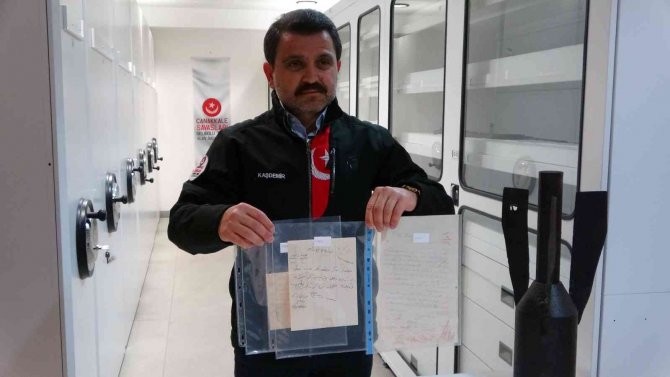 Atatürk’ün Çanakkale Savaşları’nda Verdiği Emirlerin Islak İmzalı Dokümanları Çanakkale Savaşları Gelibolu Tarihi Alan Başkanlığı Envanterinde