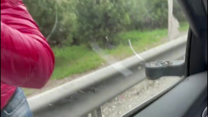 Ataşehir’de Sürücüye Maganda Şoku: Aracının Aynasını Kırdı