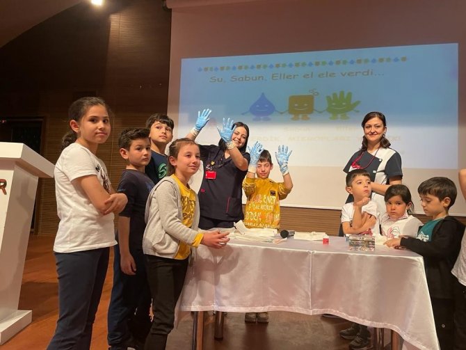 Egekent Hastanesi’nden Öğrencilere Hijyen Eğitimi