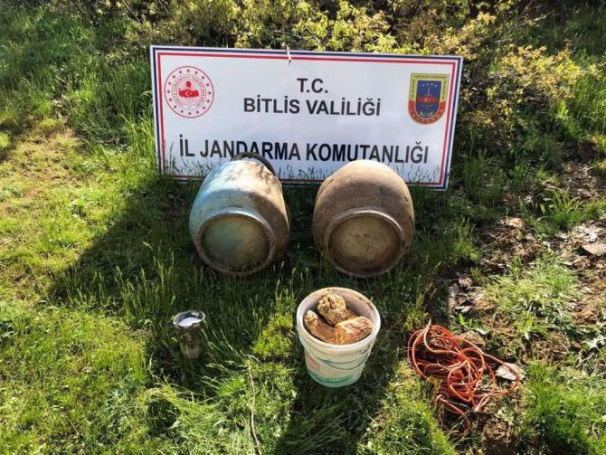 Bitlis’te Tespit Edilen Patlayıcı İmha Edildi