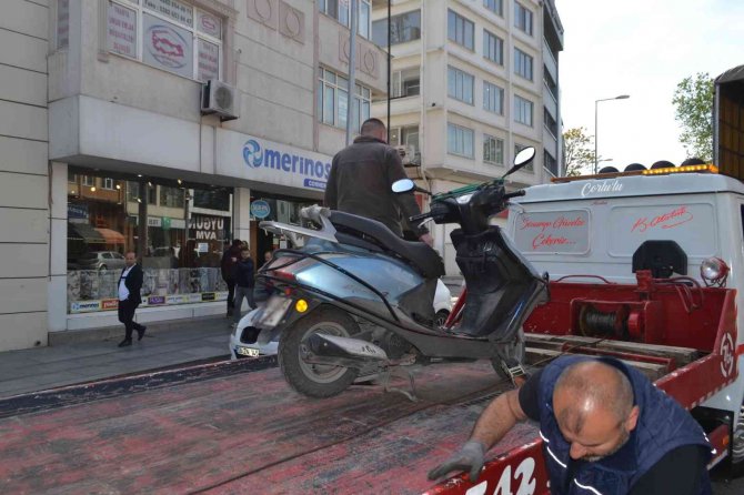 İ̇stanbul’da Patronunun Motosikletini Çaldı, Çorlu’da Yakalandı